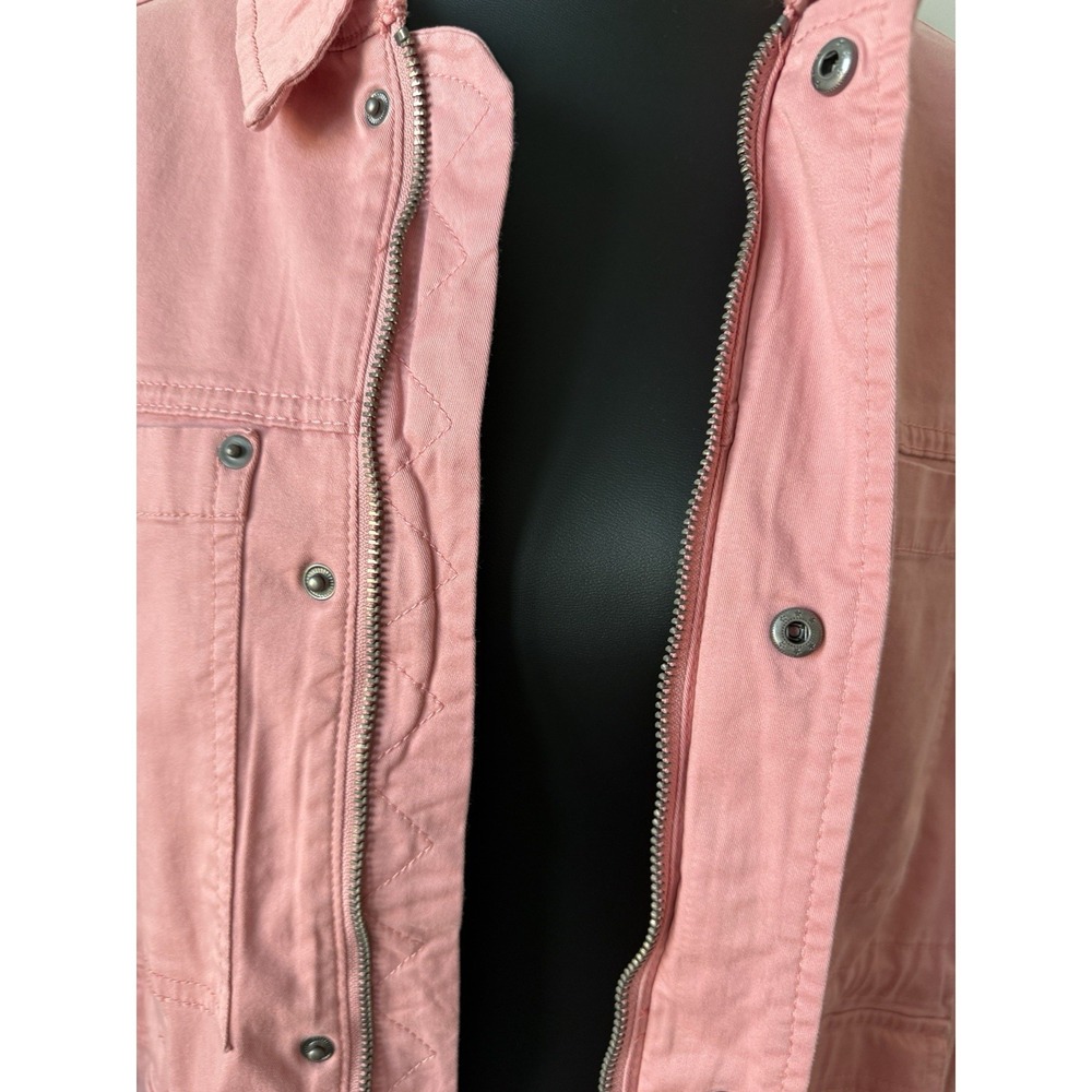 Time and True Cargo Field Jacket Mauve Glow Women's XL 16-18 NWOT  Lightweight - Picture 8 of 11